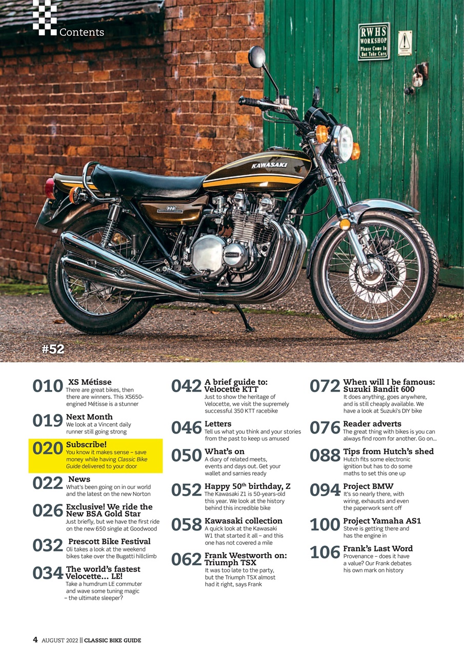 Classic Bike Guide Preview Pages
