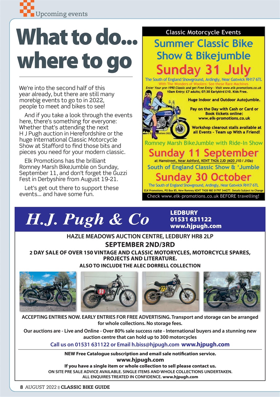 Classic Bike Guide Preview Pages