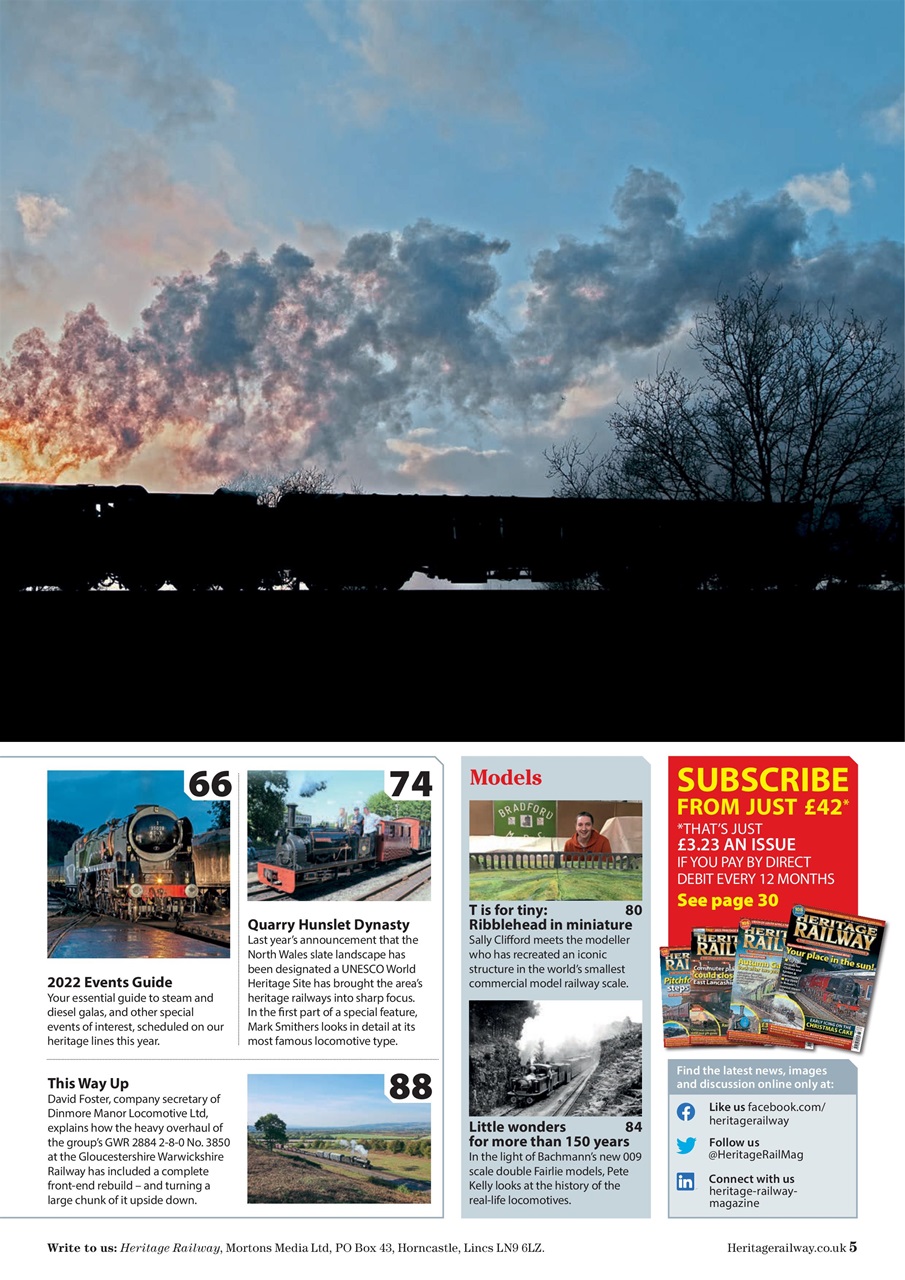 Heritage Railway Preview Pages