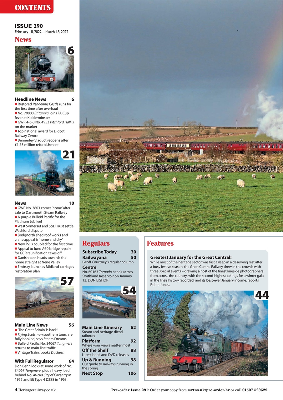 Heritage Railway Preview Pages