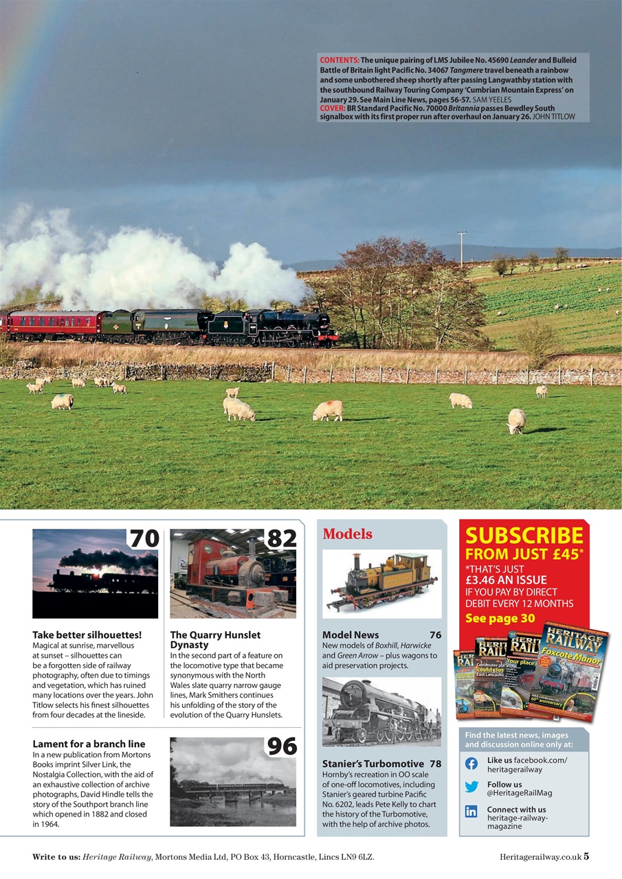 Heritage Railway Preview Pages