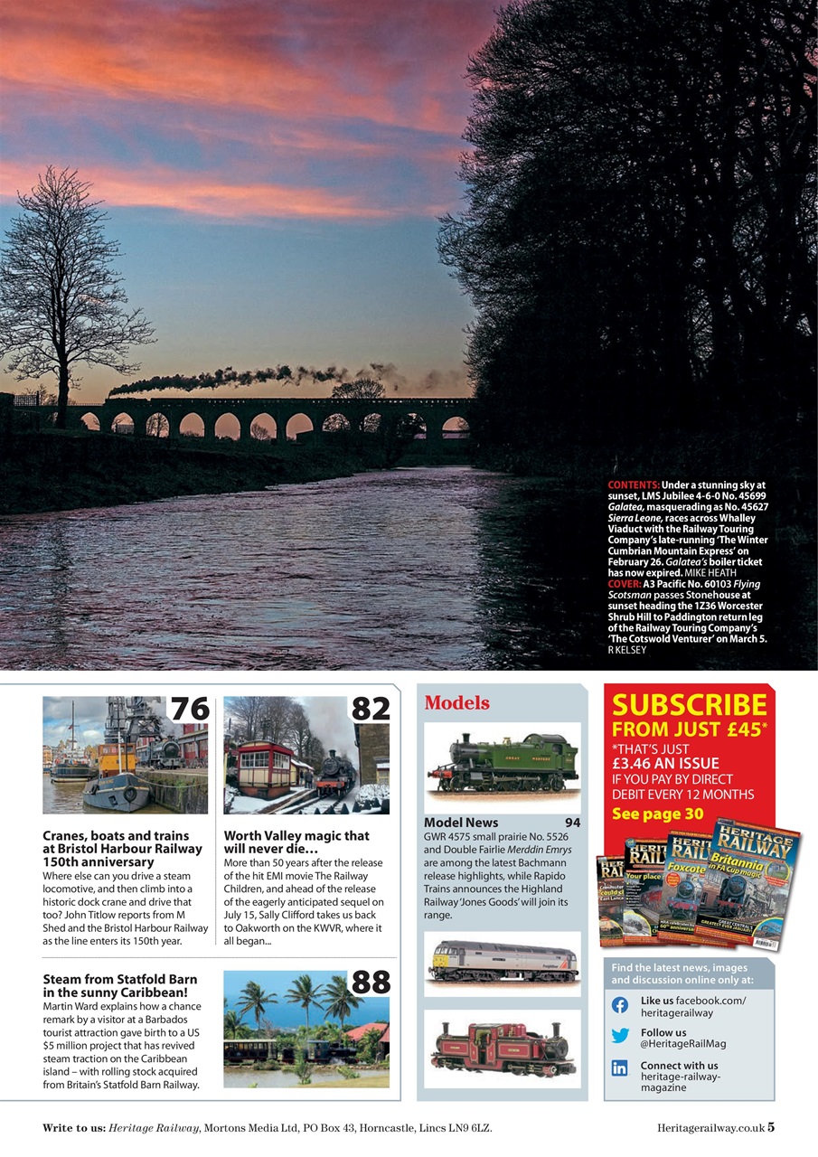 Heritage Railway Preview Pages
