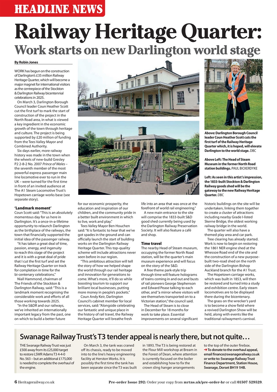 Heritage Railway Preview Pages