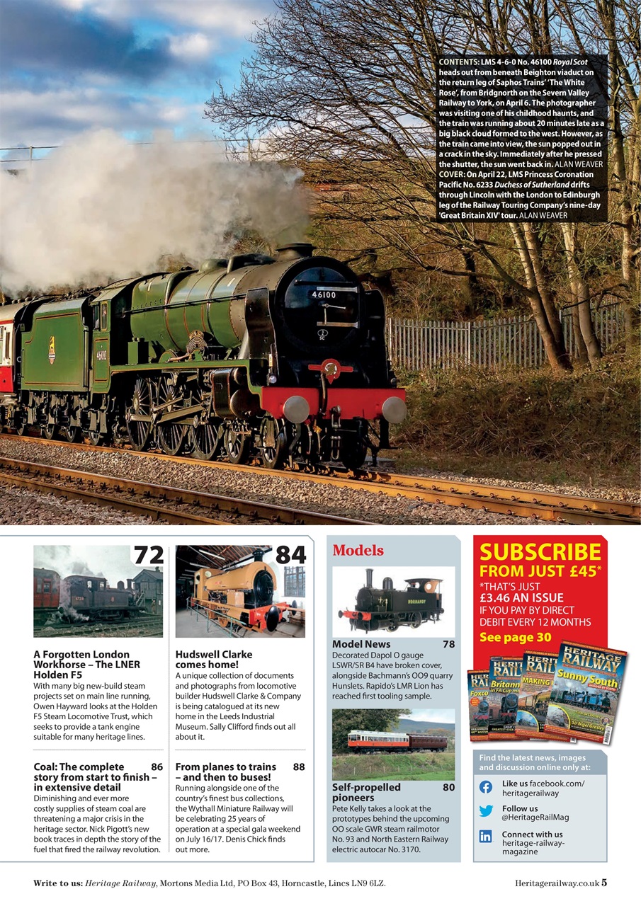Heritage Railway Preview Pages