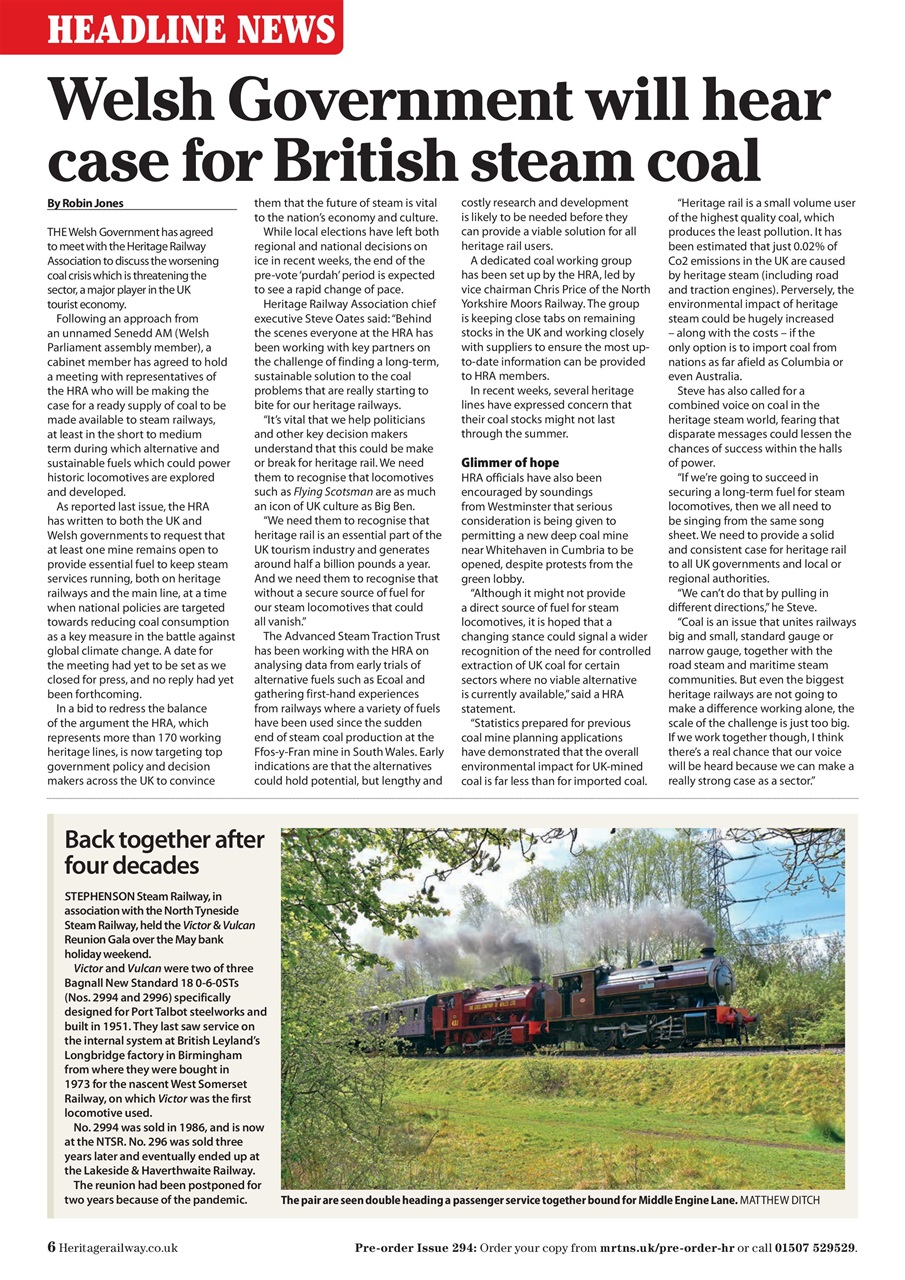 Heritage Railway Preview Pages