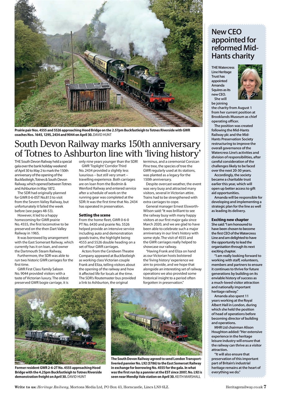 Heritage Railway Preview Pages