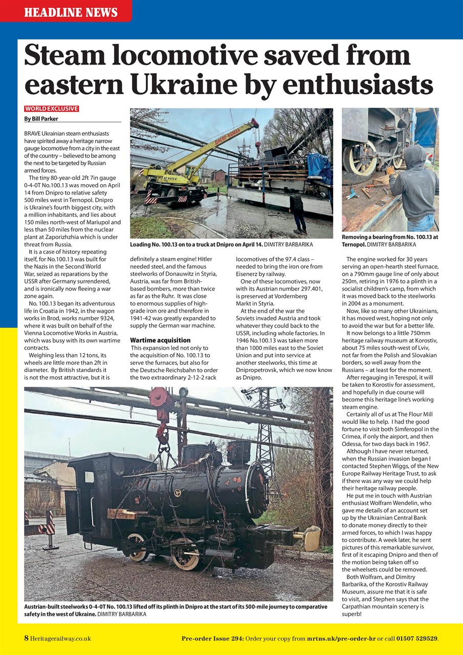 Heritage Railway Preview Pages