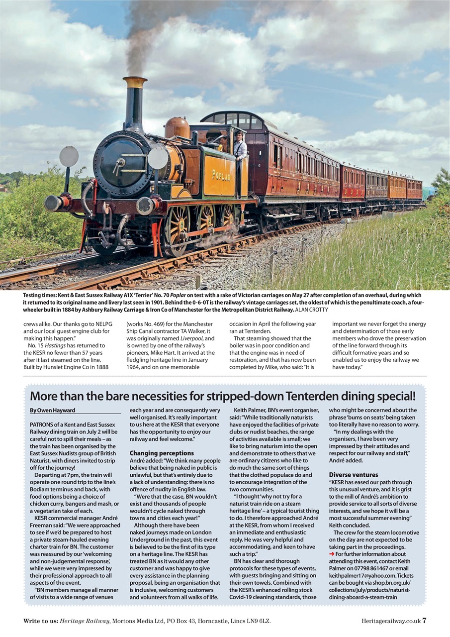 Heritage Railway Preview Pages