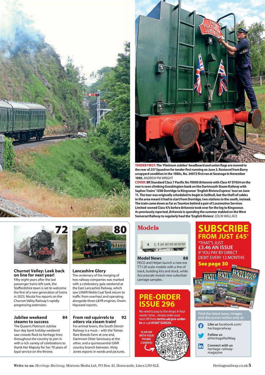 Heritage Railway Preview Pages