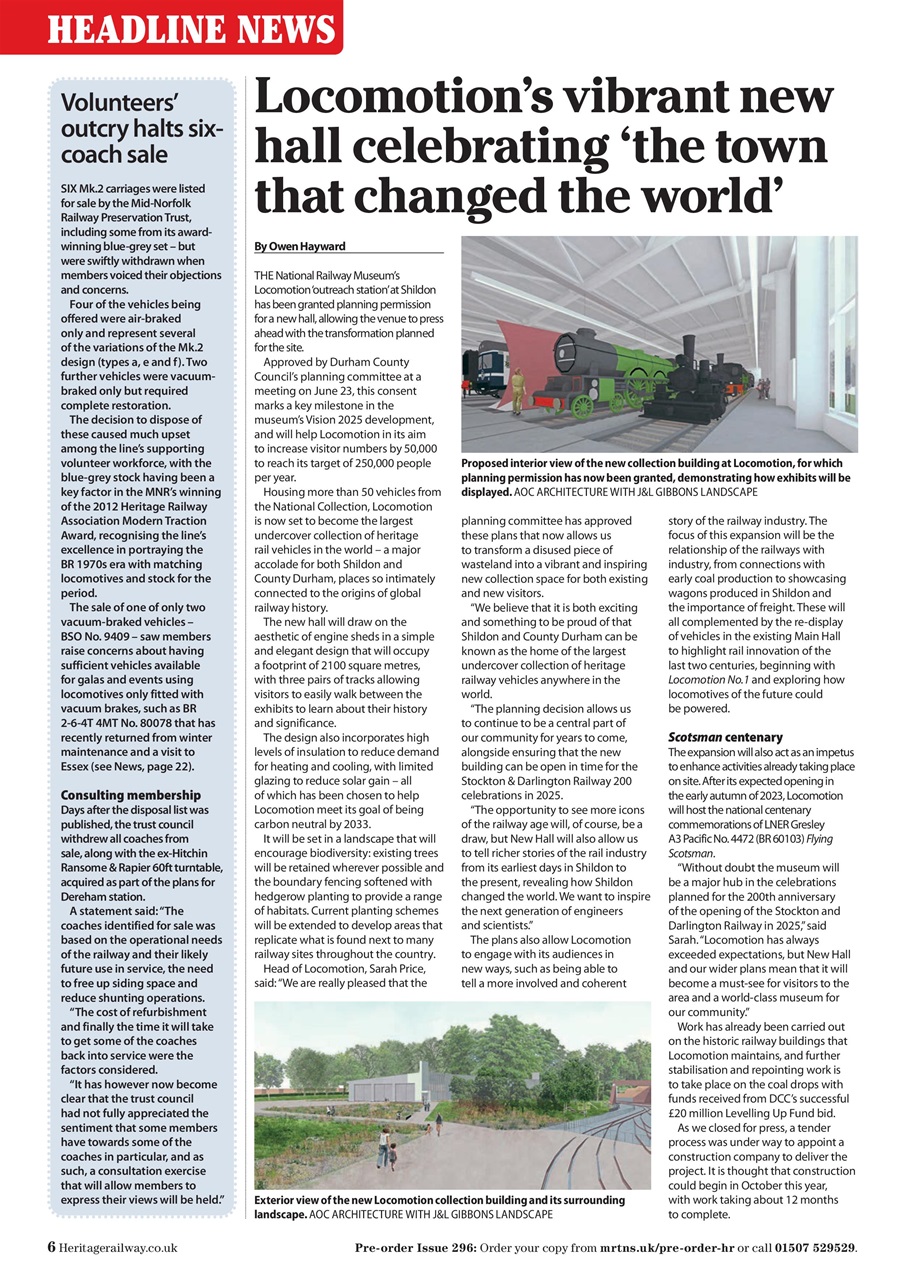 Heritage Railway Preview Pages