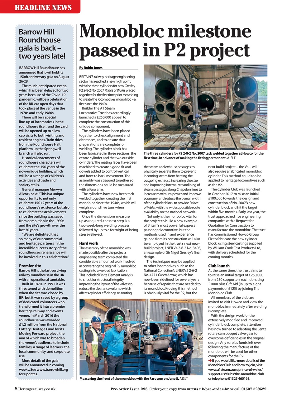 Heritage Railway Preview Pages