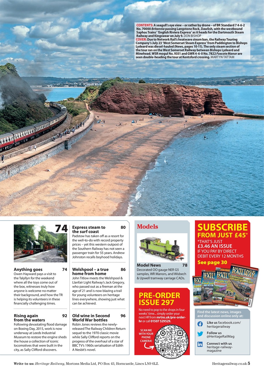 Heritage Railway Preview Pages