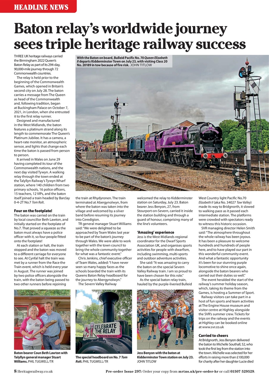 Heritage Railway Preview Pages