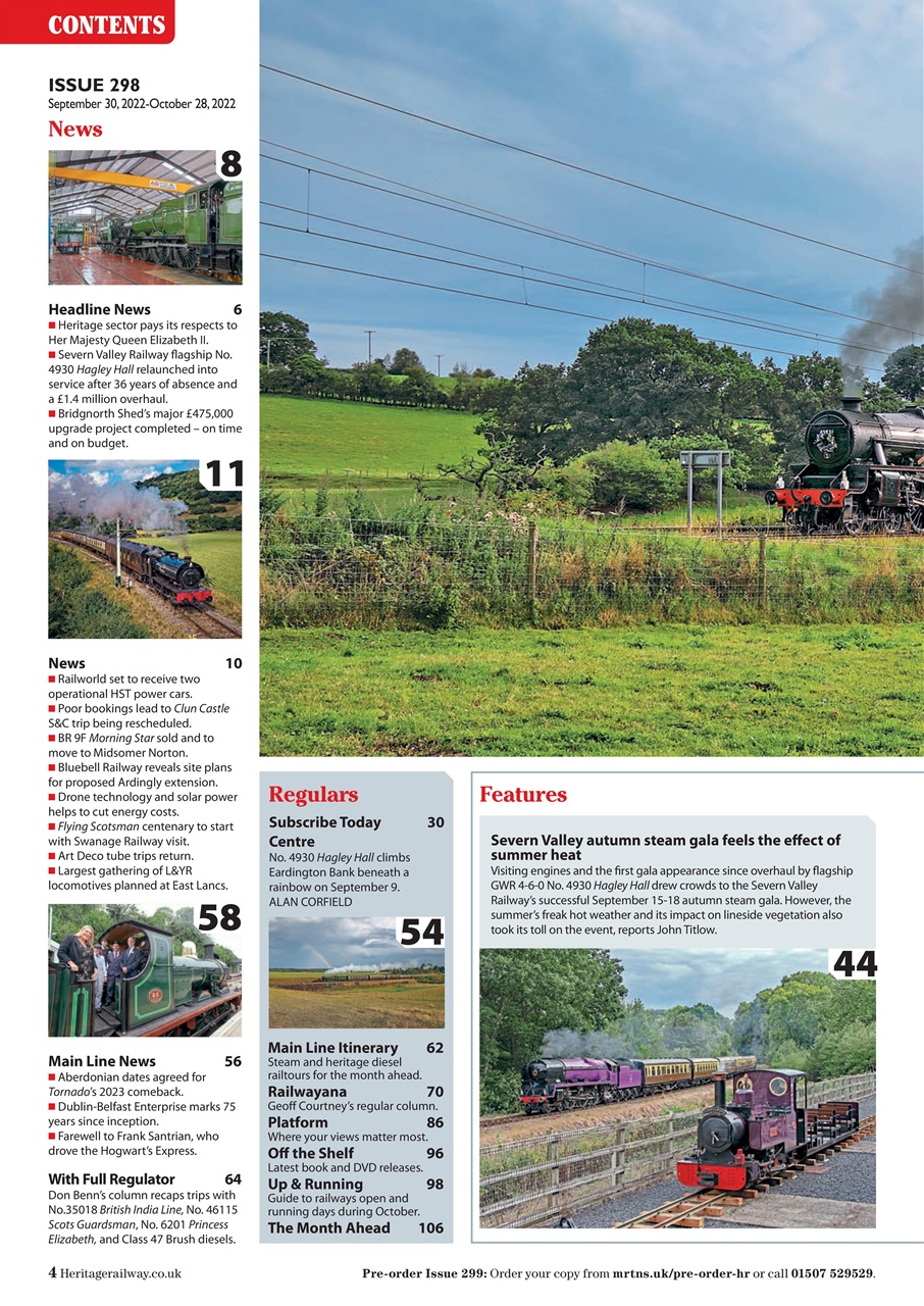 Heritage Railway Preview Pages