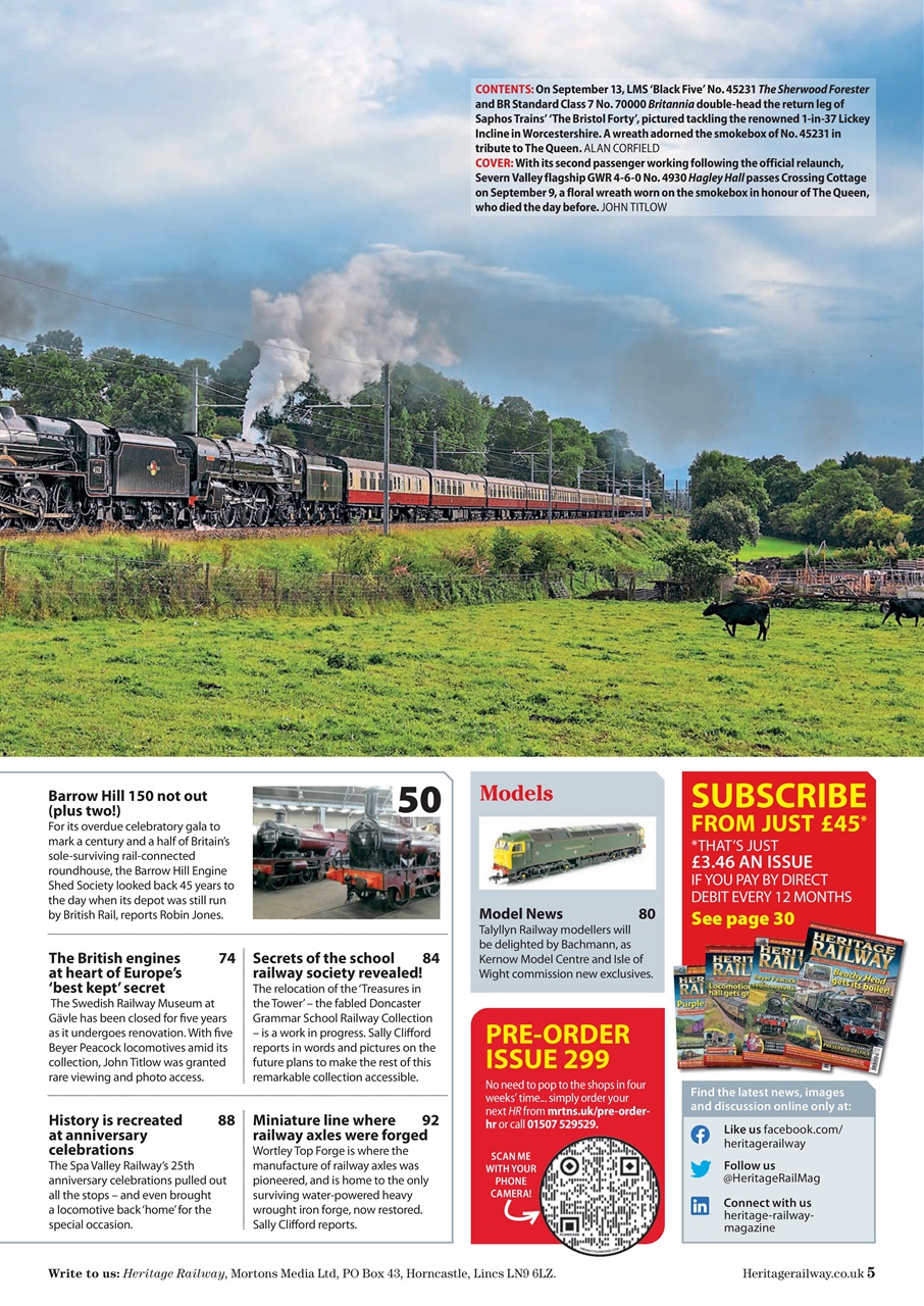 Heritage Railway Preview Pages