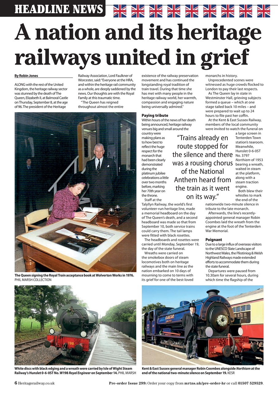 Heritage Railway Preview Pages