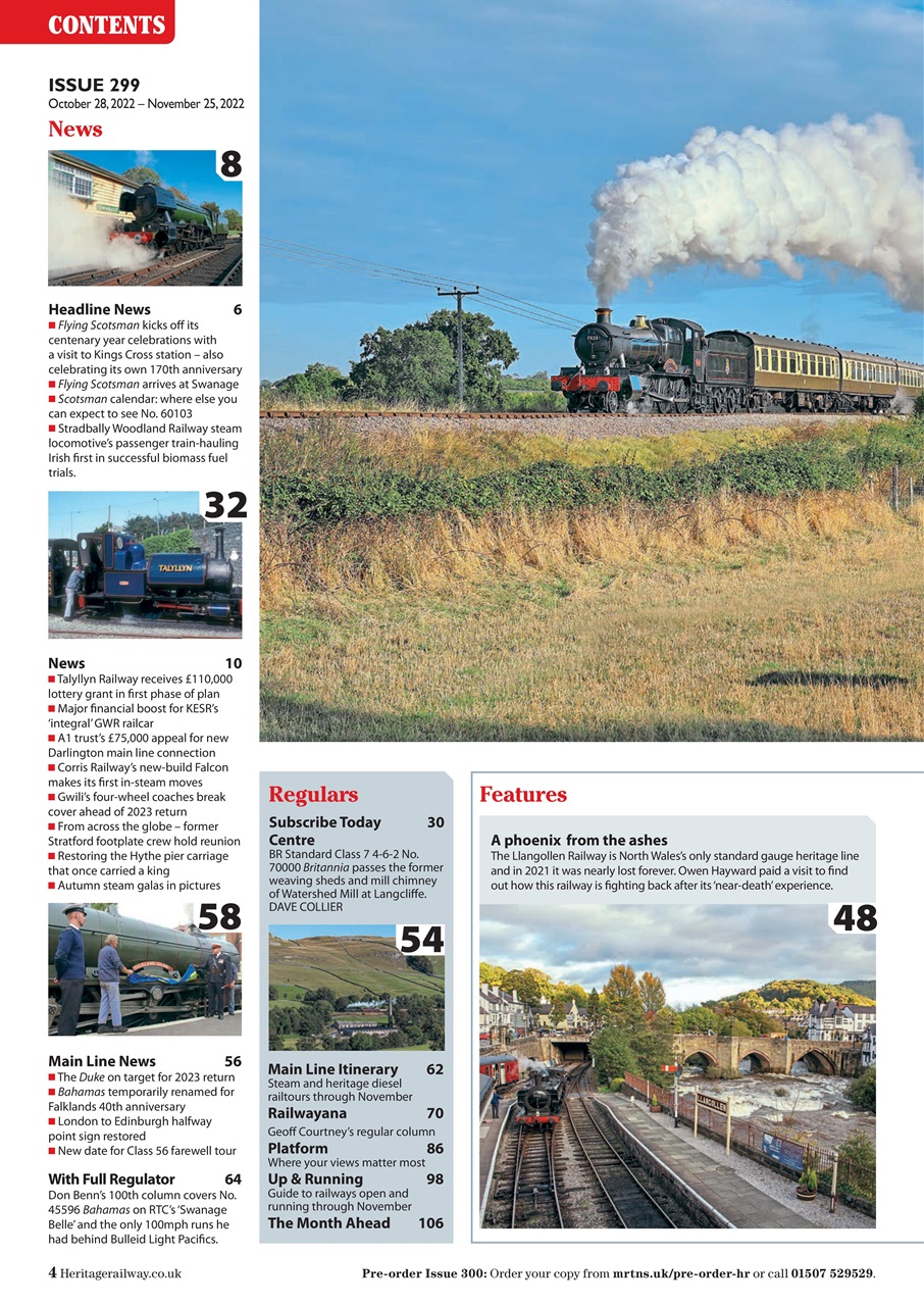 Heritage Railway Preview Pages