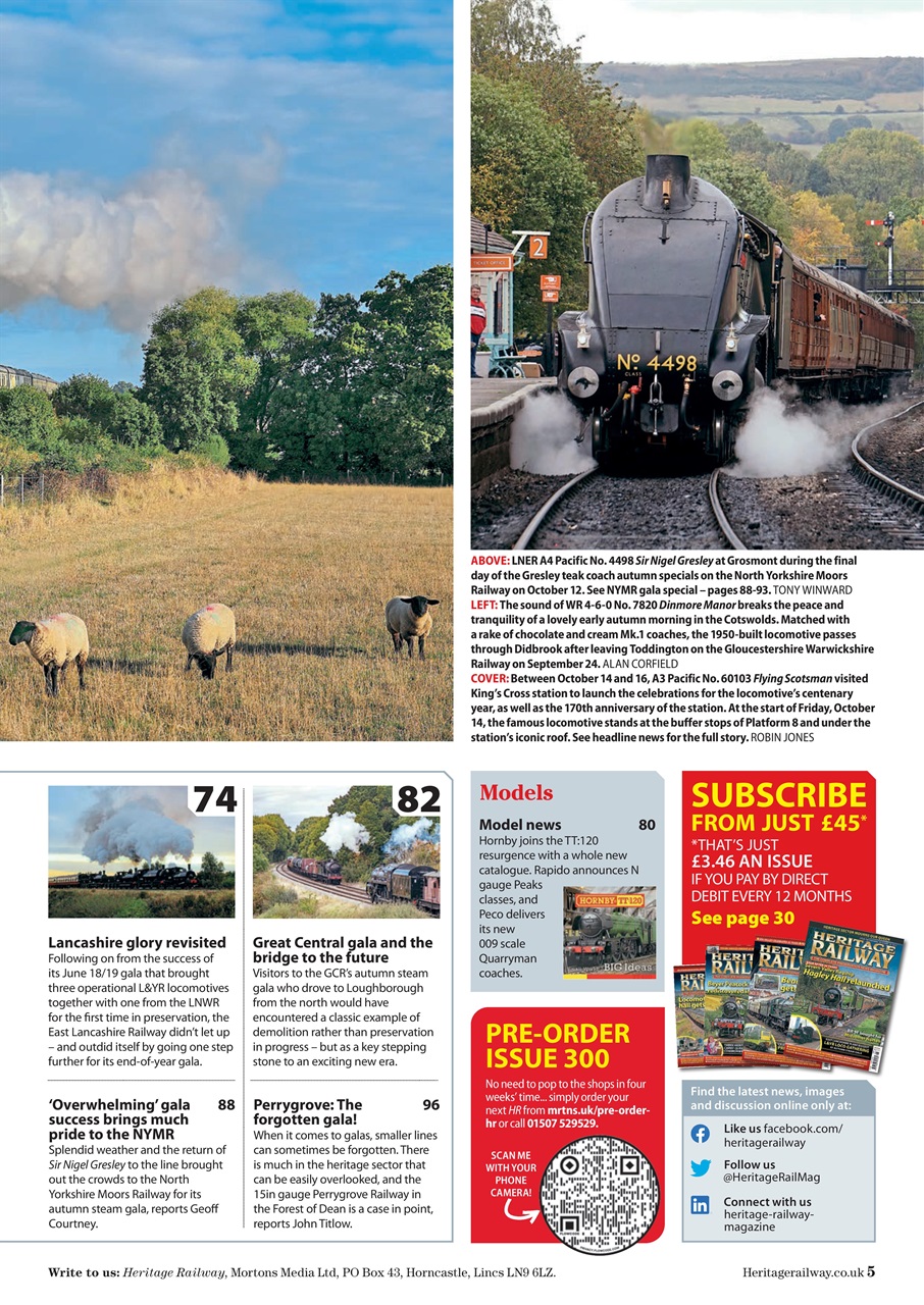 Heritage Railway Preview Pages