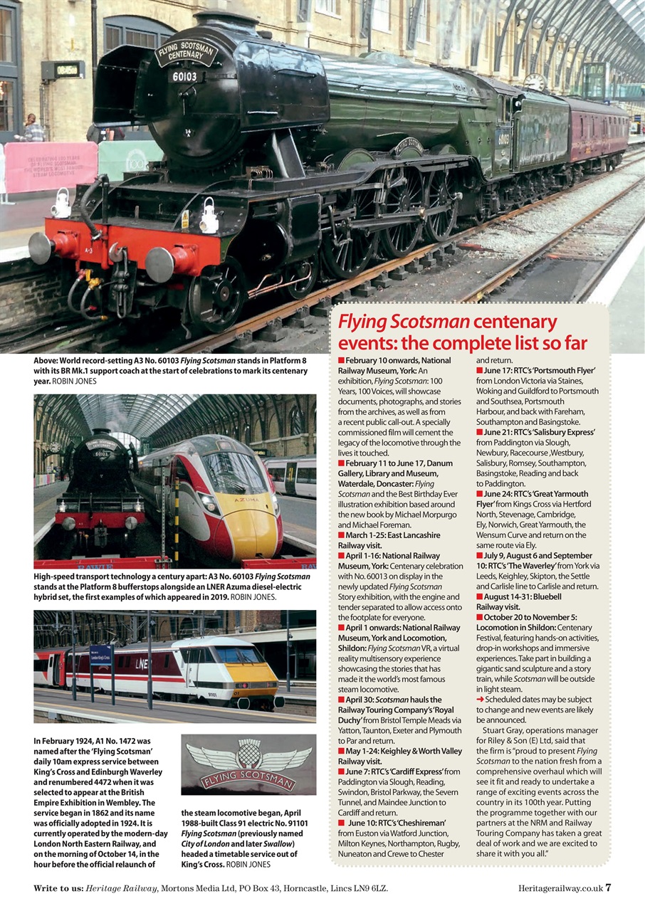 Heritage Railway Preview Pages
