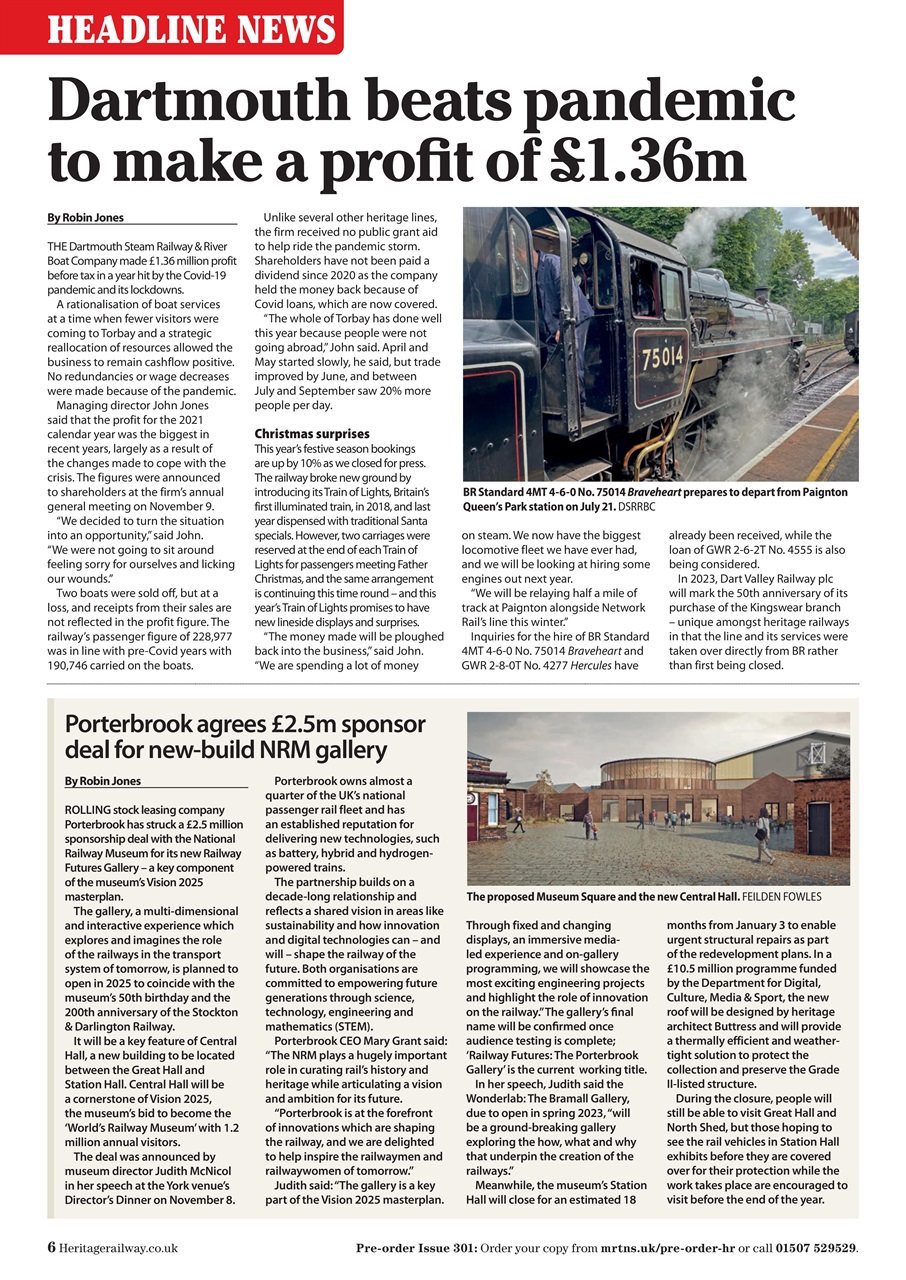 Heritage Railway Preview Pages
