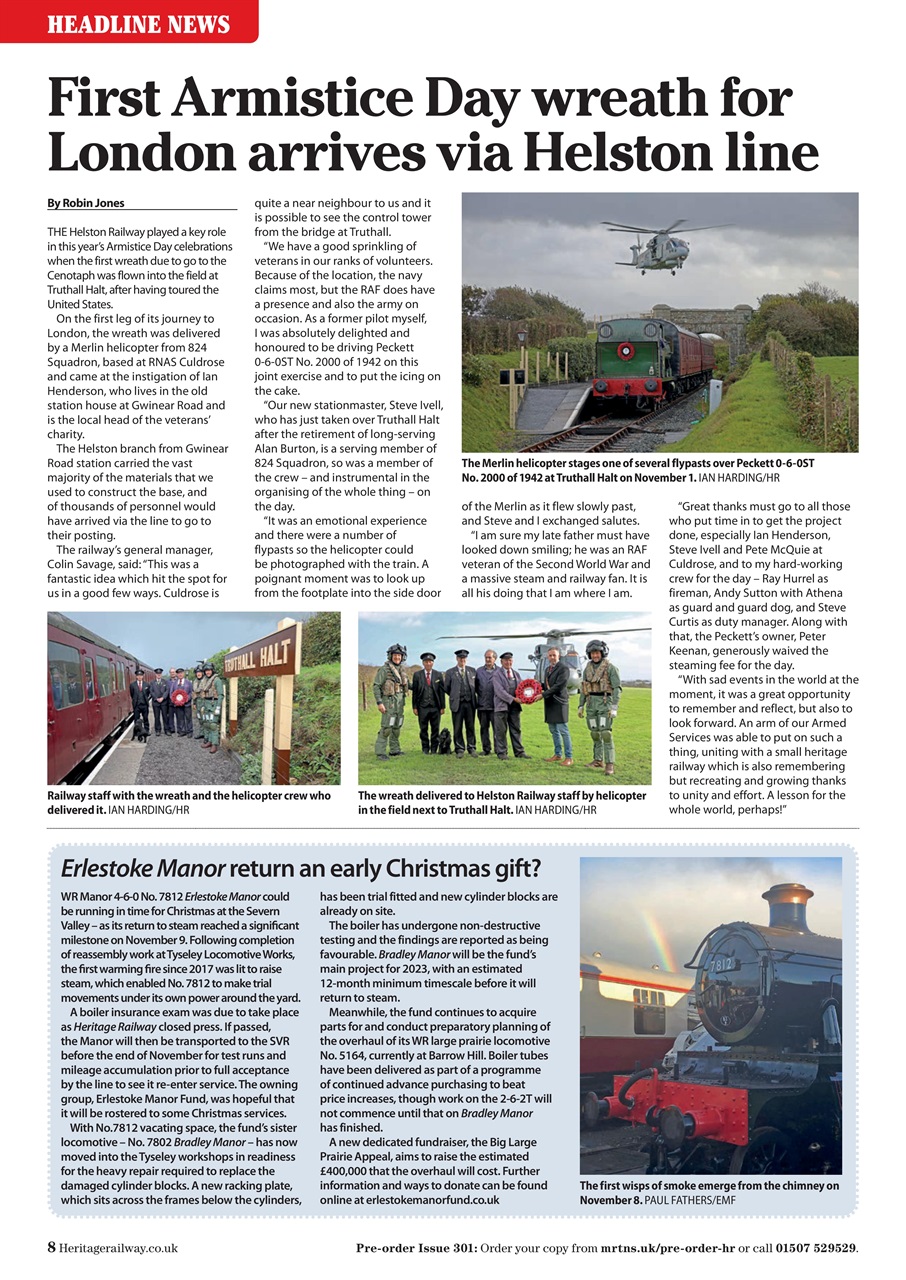 Heritage Railway Preview Pages