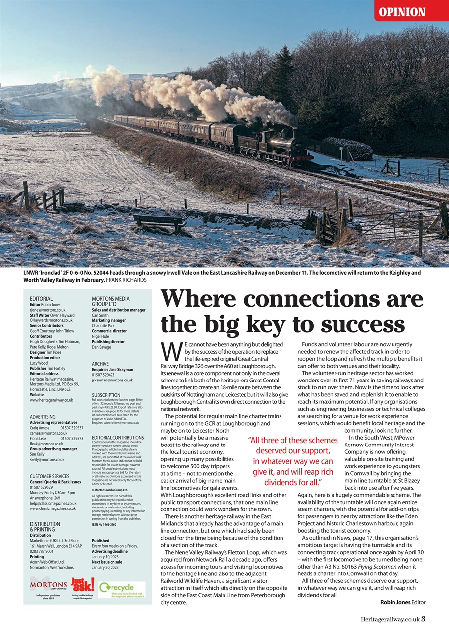 Heritage Railway Preview Pages