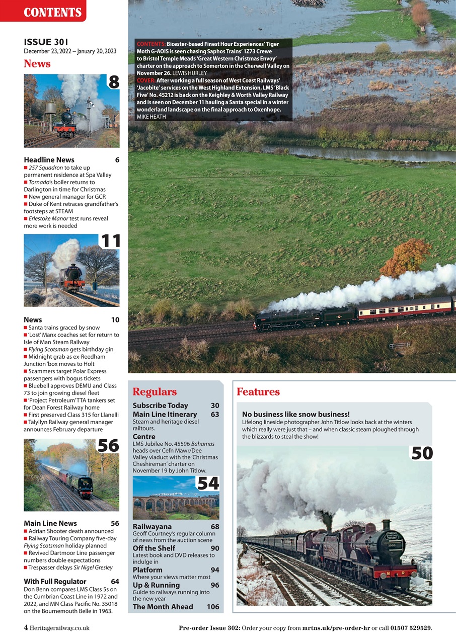 Heritage Railway Preview Pages
