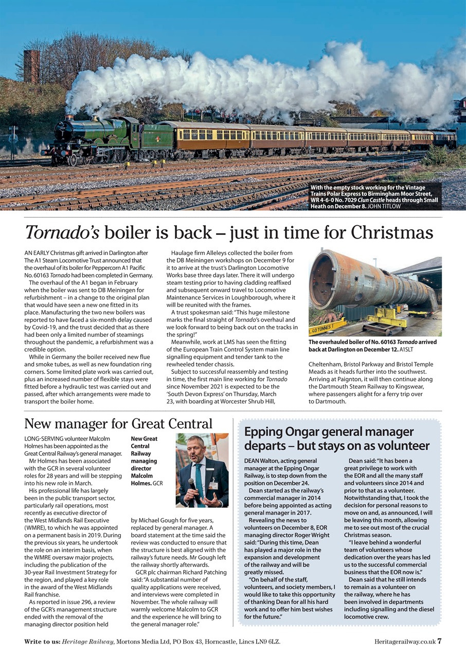 Heritage Railway Preview Pages
