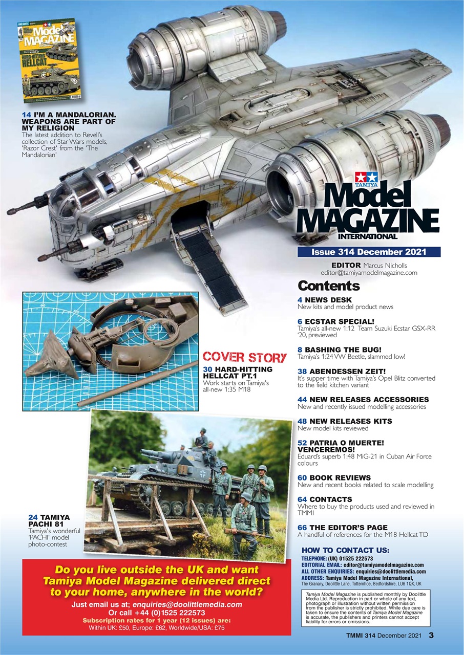 Tamiya Model Magazine Preview Pages