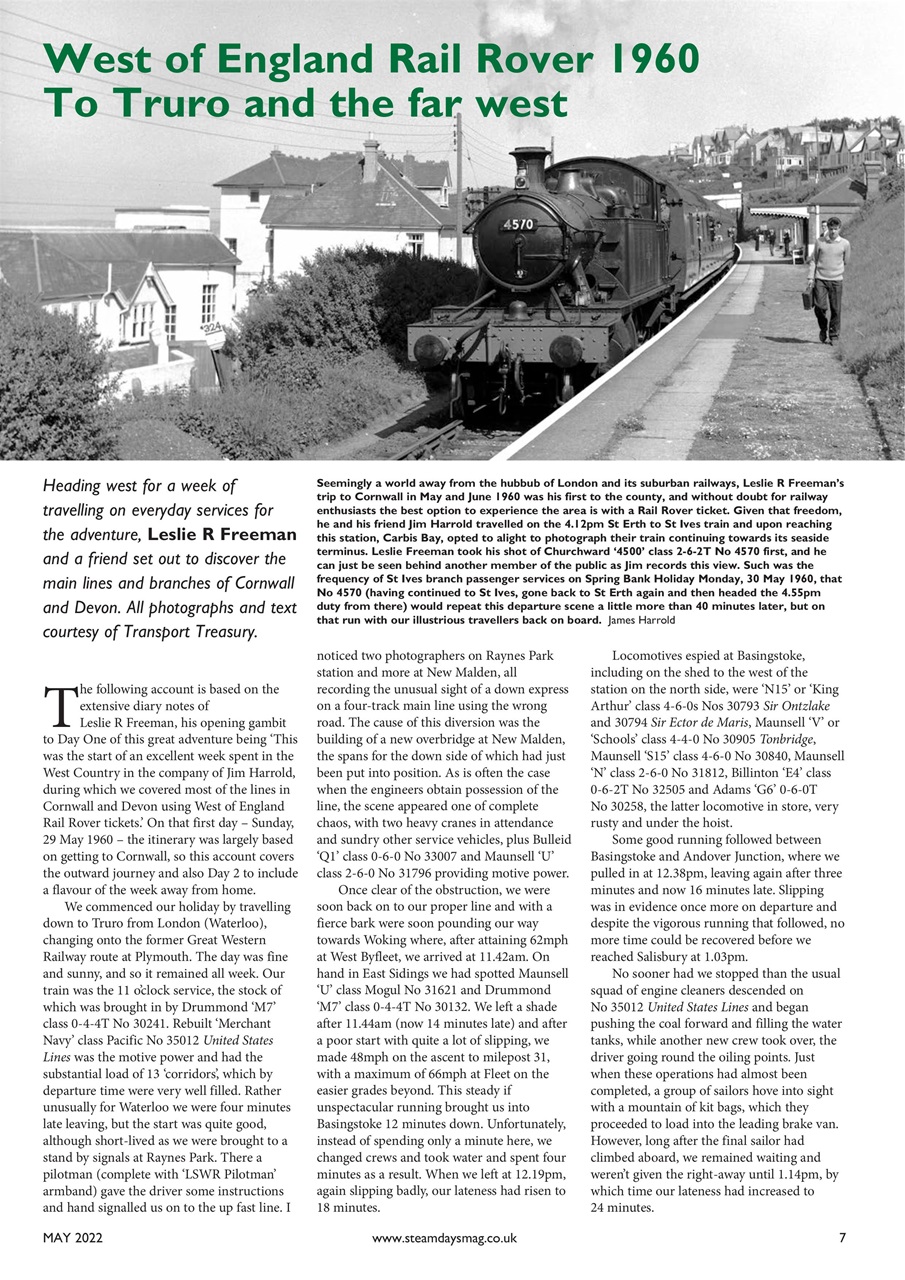 Steam Days Preview Pages