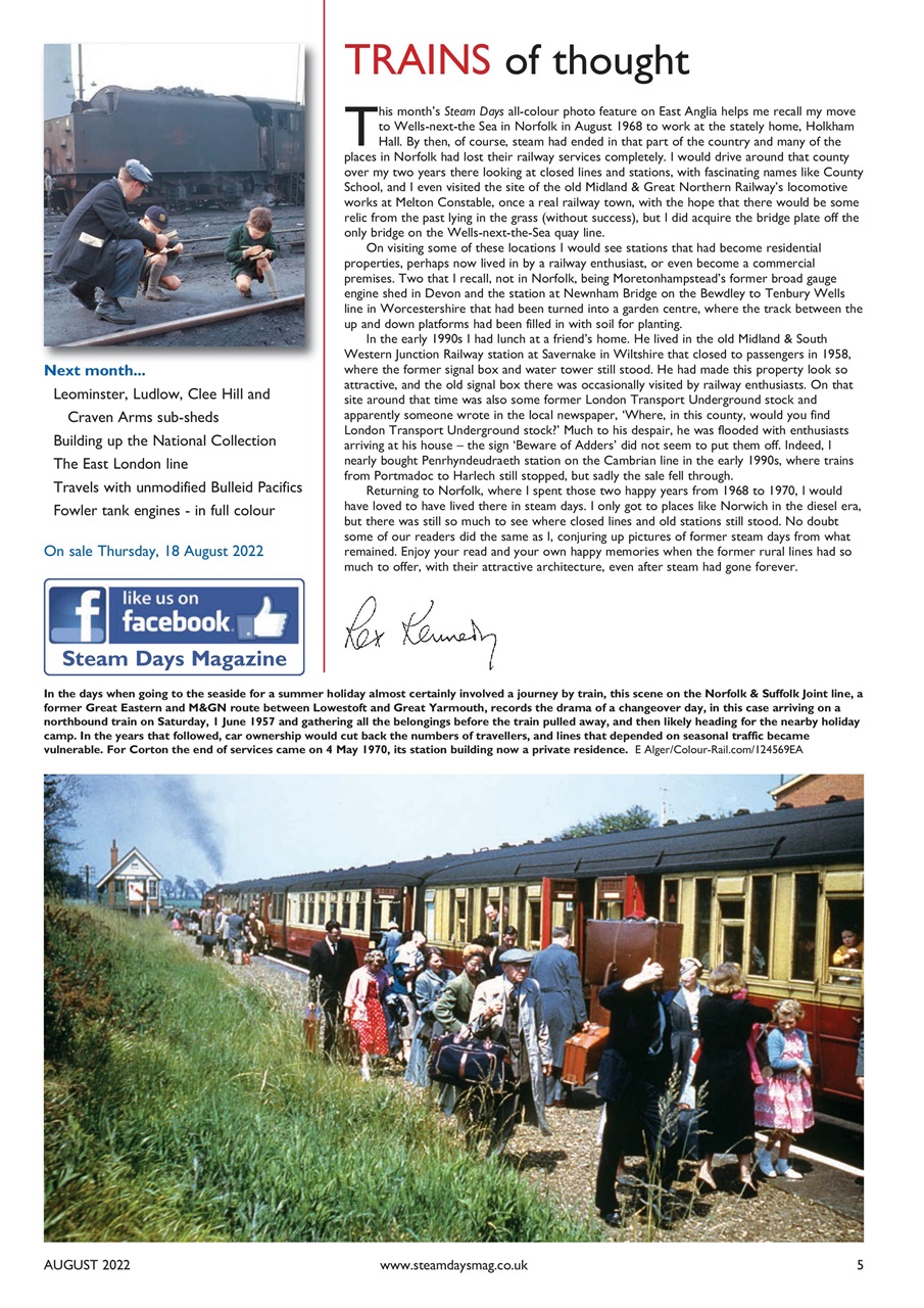 Steam Days Preview Pages