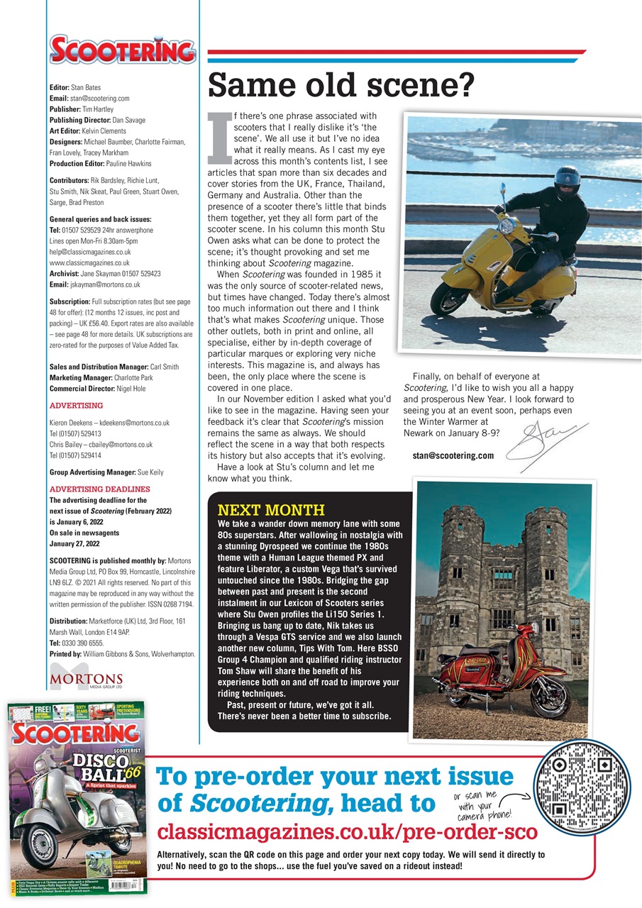 Scootering Preview Pages