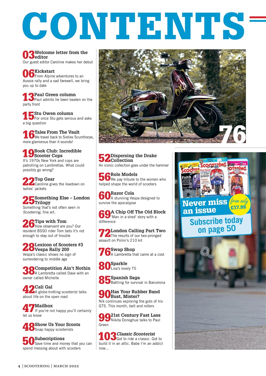 Scootering Preview Pages