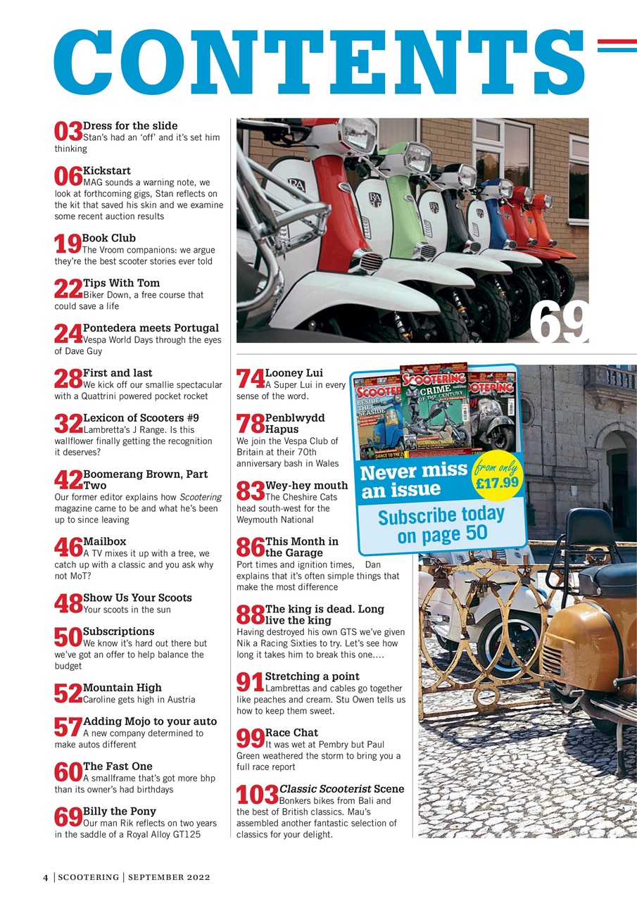 Scootering Preview Pages