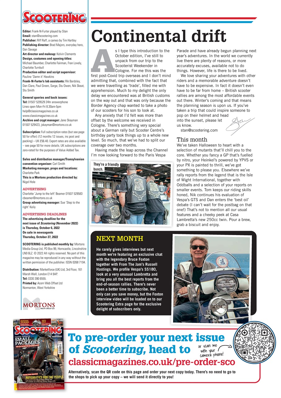 Scootering Preview Pages