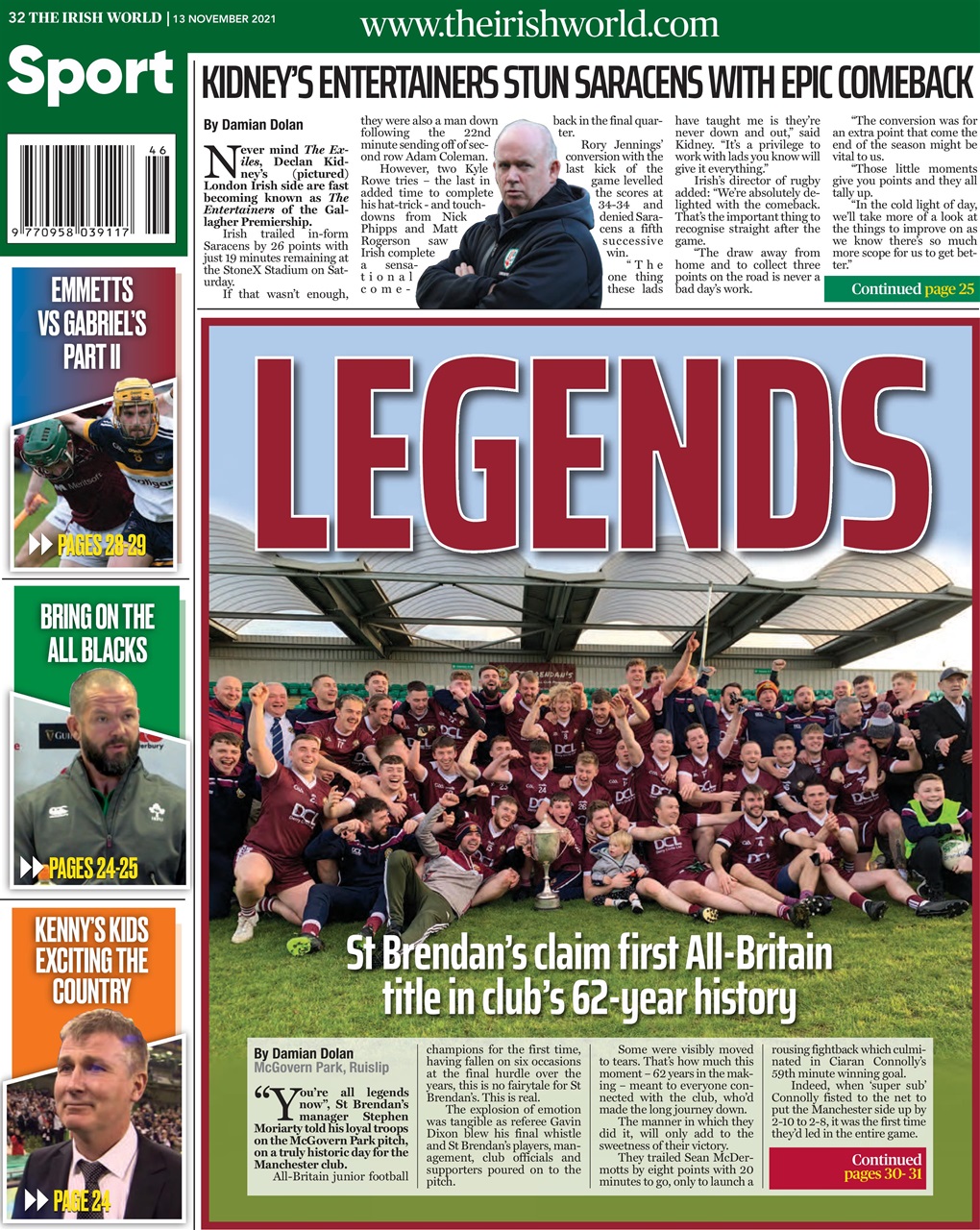 Irish World Preview Pages