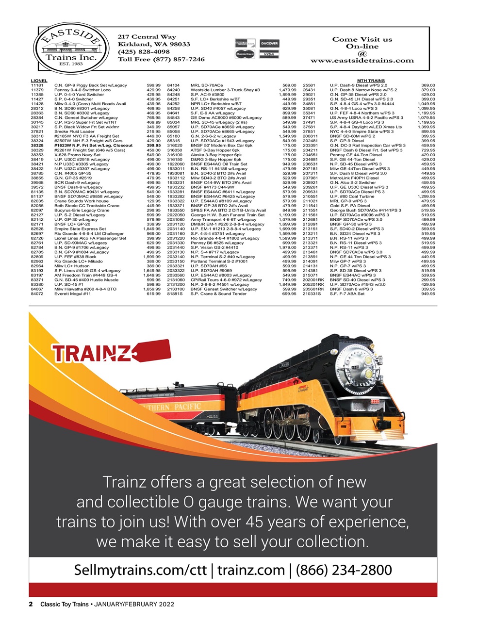 Classic Toy Trains Preview Pages