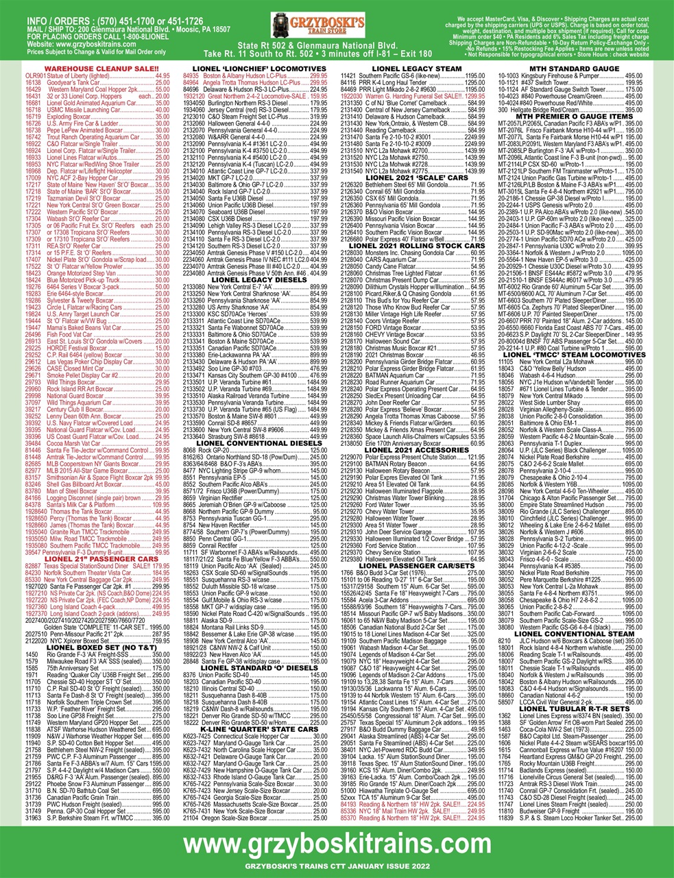 Classic Toy Trains Preview Pages