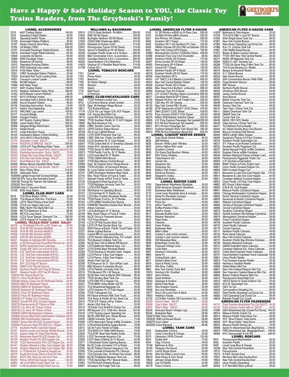 Classic Toy Trains Preview Pages
