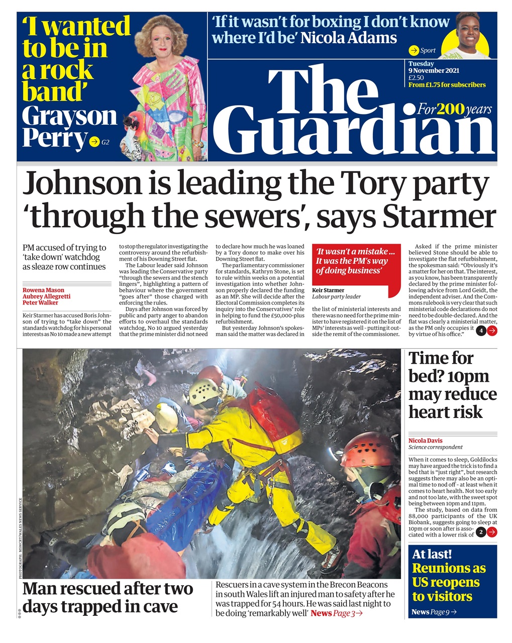 The Guardian Newspaper Preview Pages