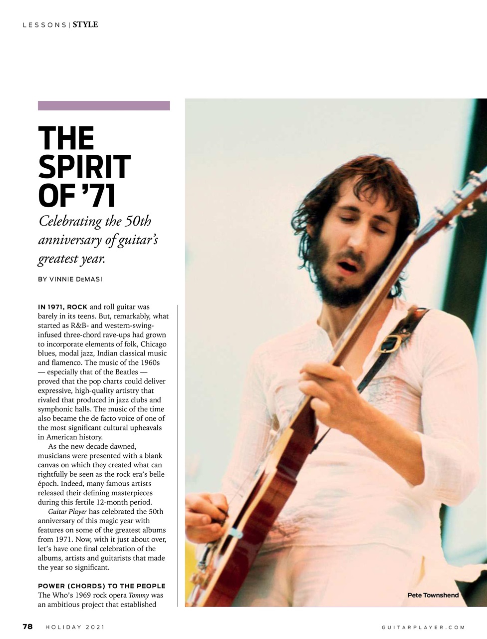 Guitar Player Preview Pages