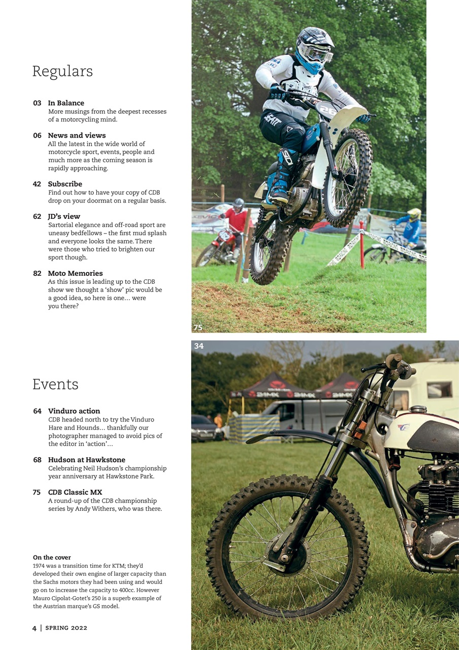 Classic Dirt Bike Preview Pages