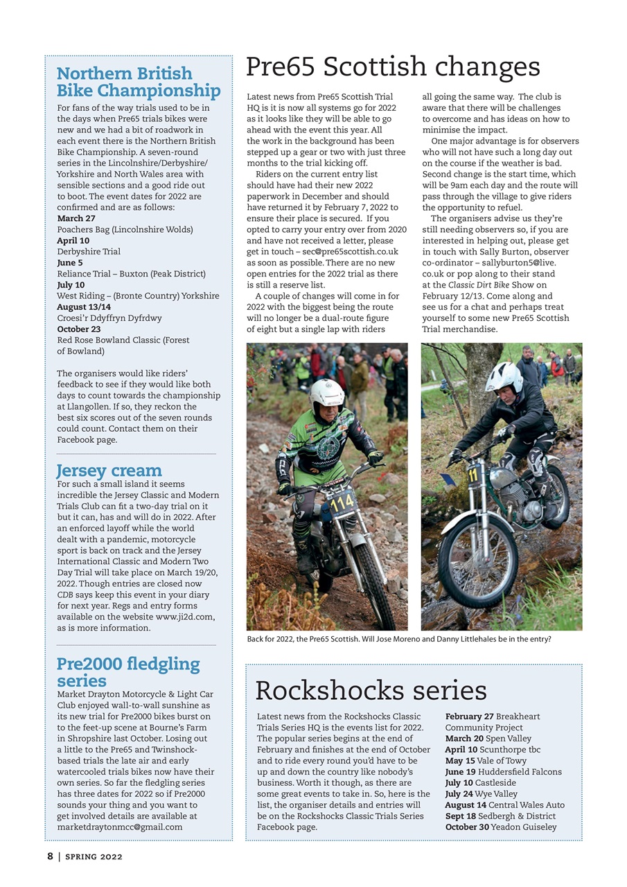 Classic Dirt Bike Preview Pages