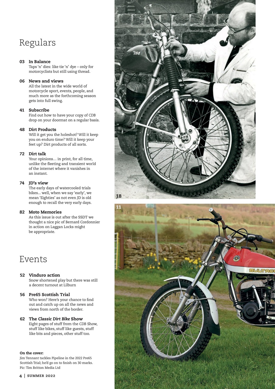 Classic Dirt Bike Preview Pages