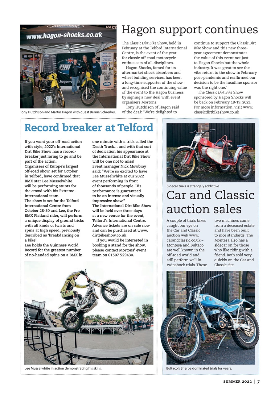 Classic Dirt Bike Preview Pages