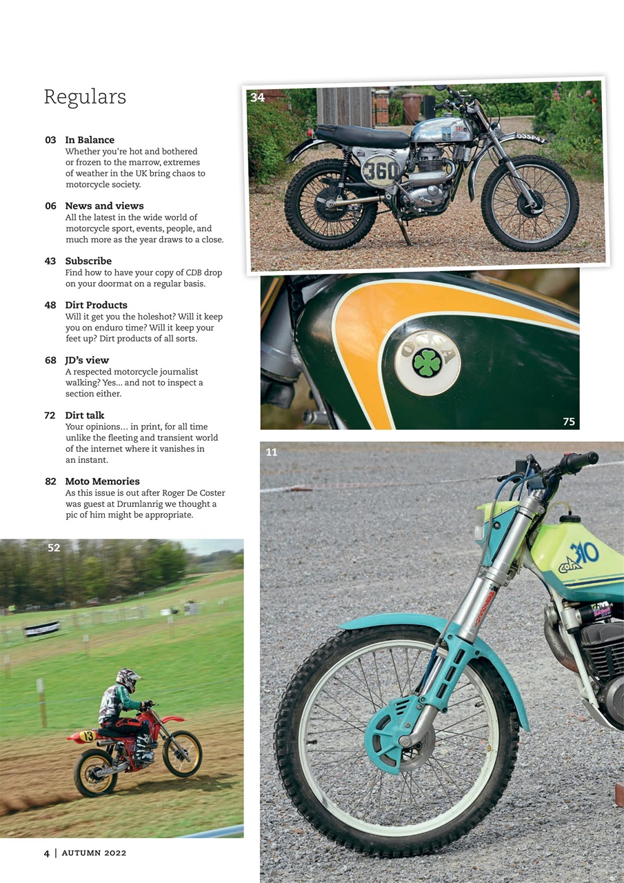 Classic Dirt Bike Preview Pages