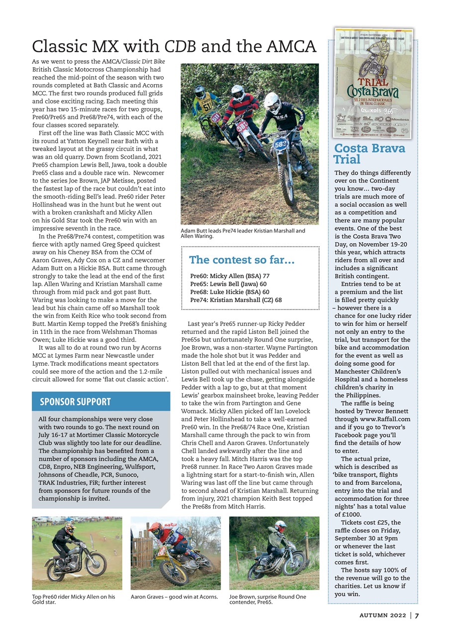 Classic Dirt Bike Preview Pages