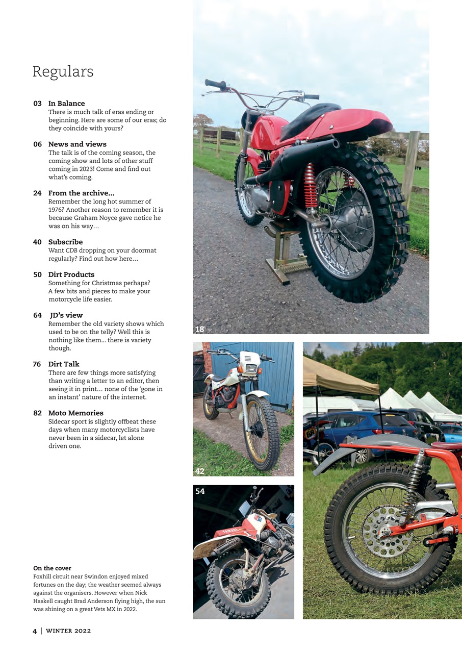 Classic Dirt Bike Preview Pages