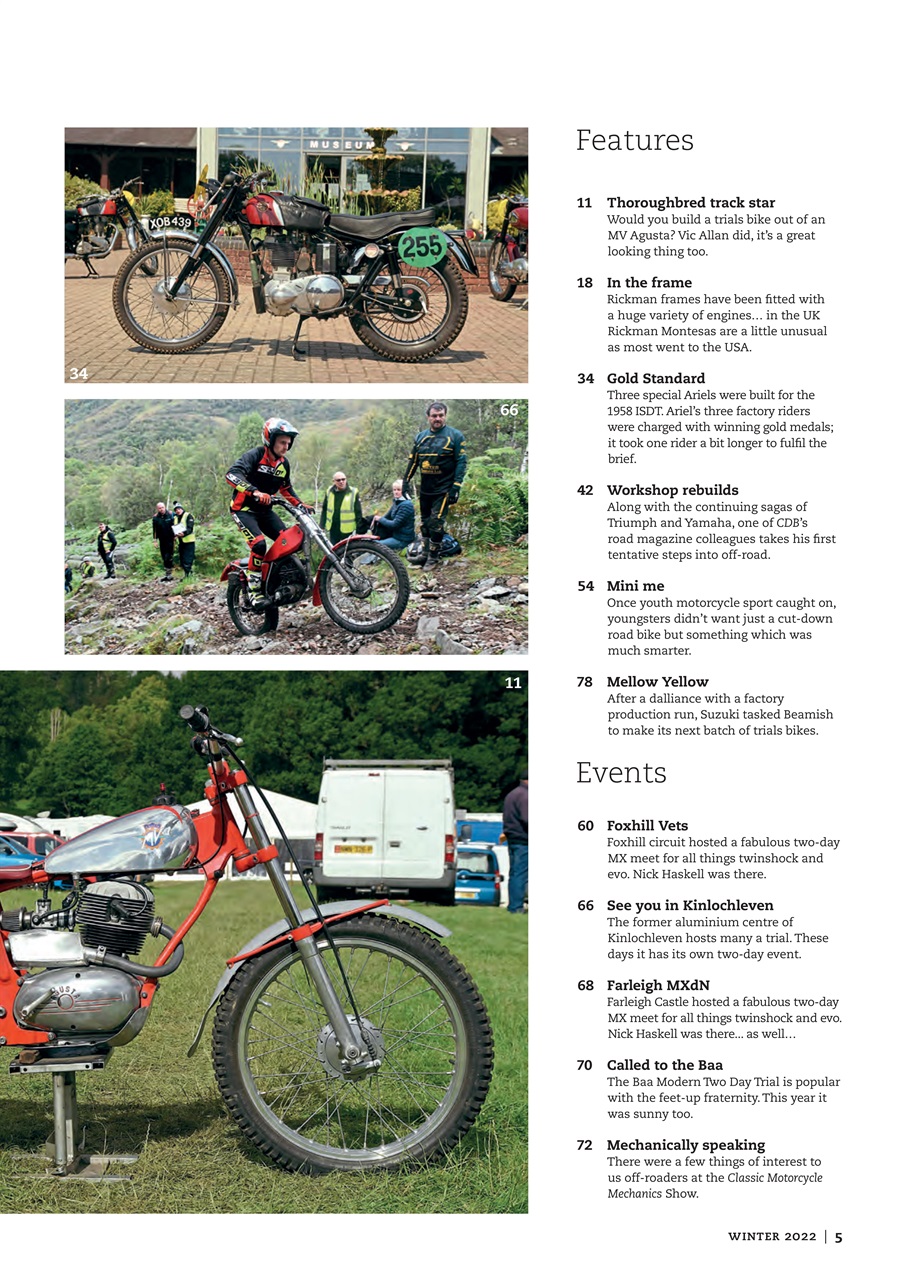 Classic Dirt Bike Preview Pages