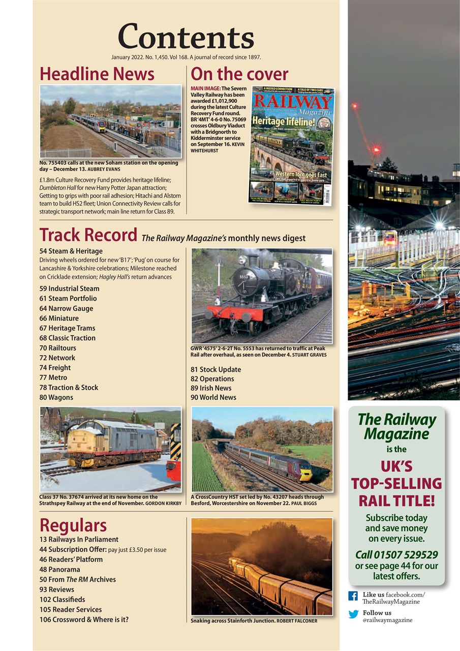 Railway Magazine Preview Pages